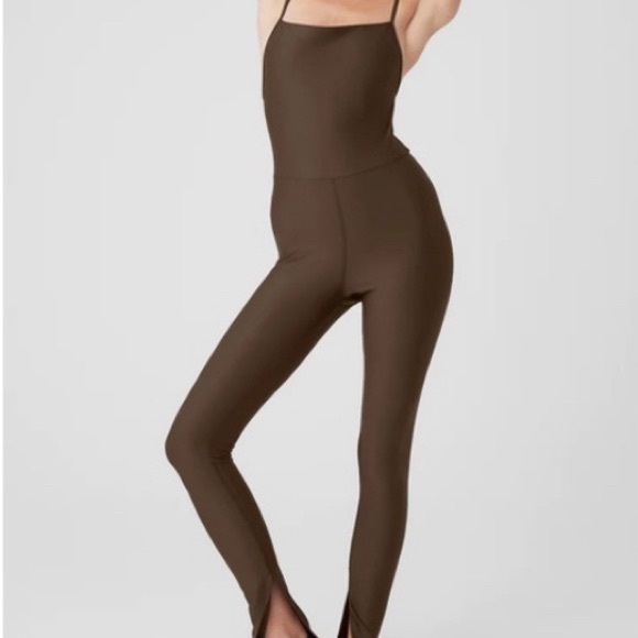 Sold Out Online Airlift Disco Daze Onesie In Espresso Size Medium - Picture 6 of 12